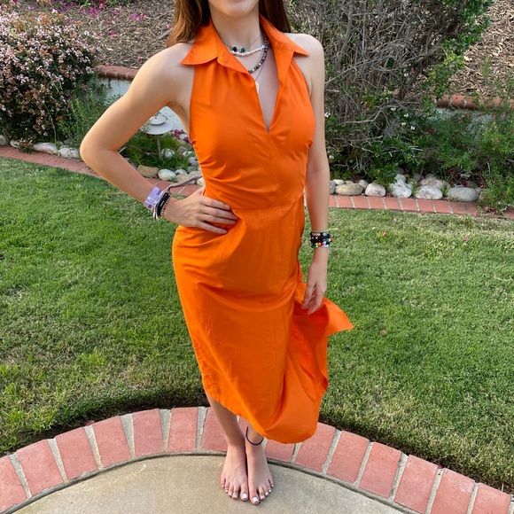 MaxMara Silk Halter Dress - Picture 2 of 9